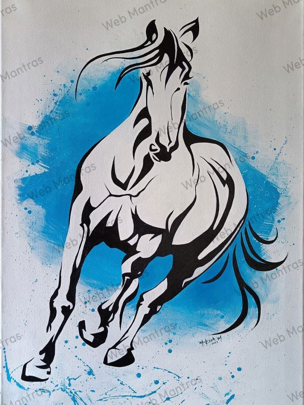 Running Horse painting