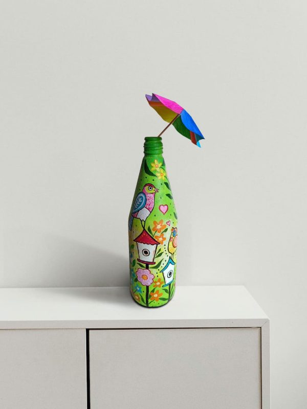 buy hand painted bottle